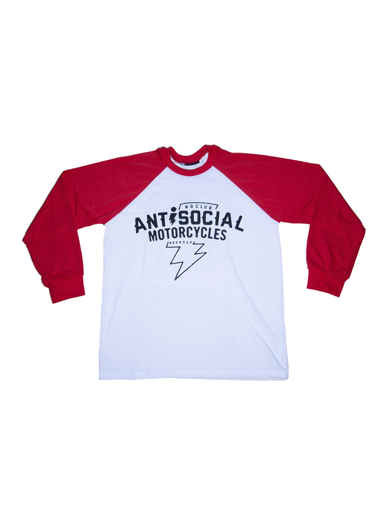 POLERA  RAGLAN MANGA LARGA ANTISOCIAL